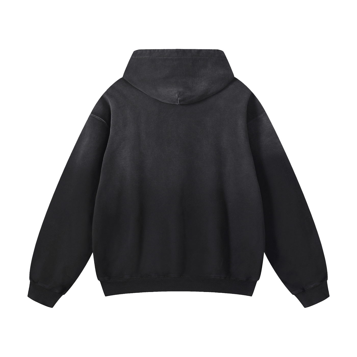 KIS Sunfaded Oversized Hoodie in Black