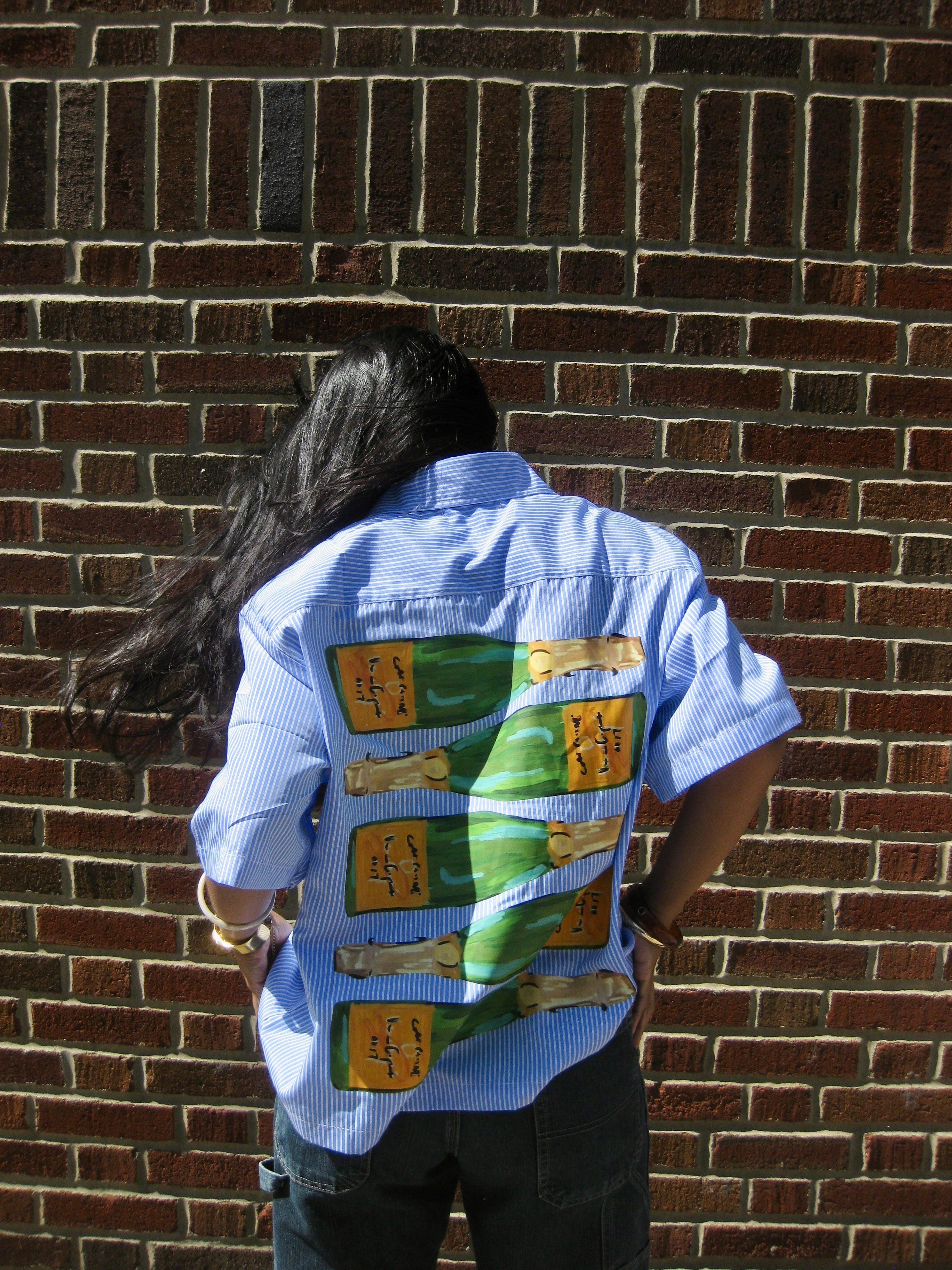 Champagne Button Up