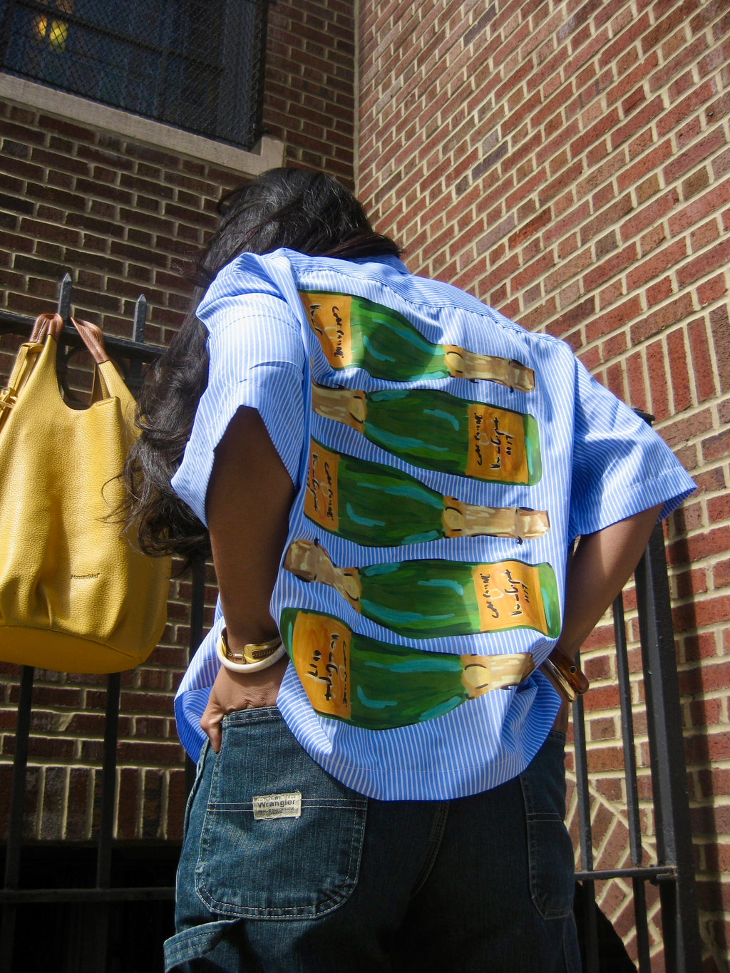 Champagne Button Up