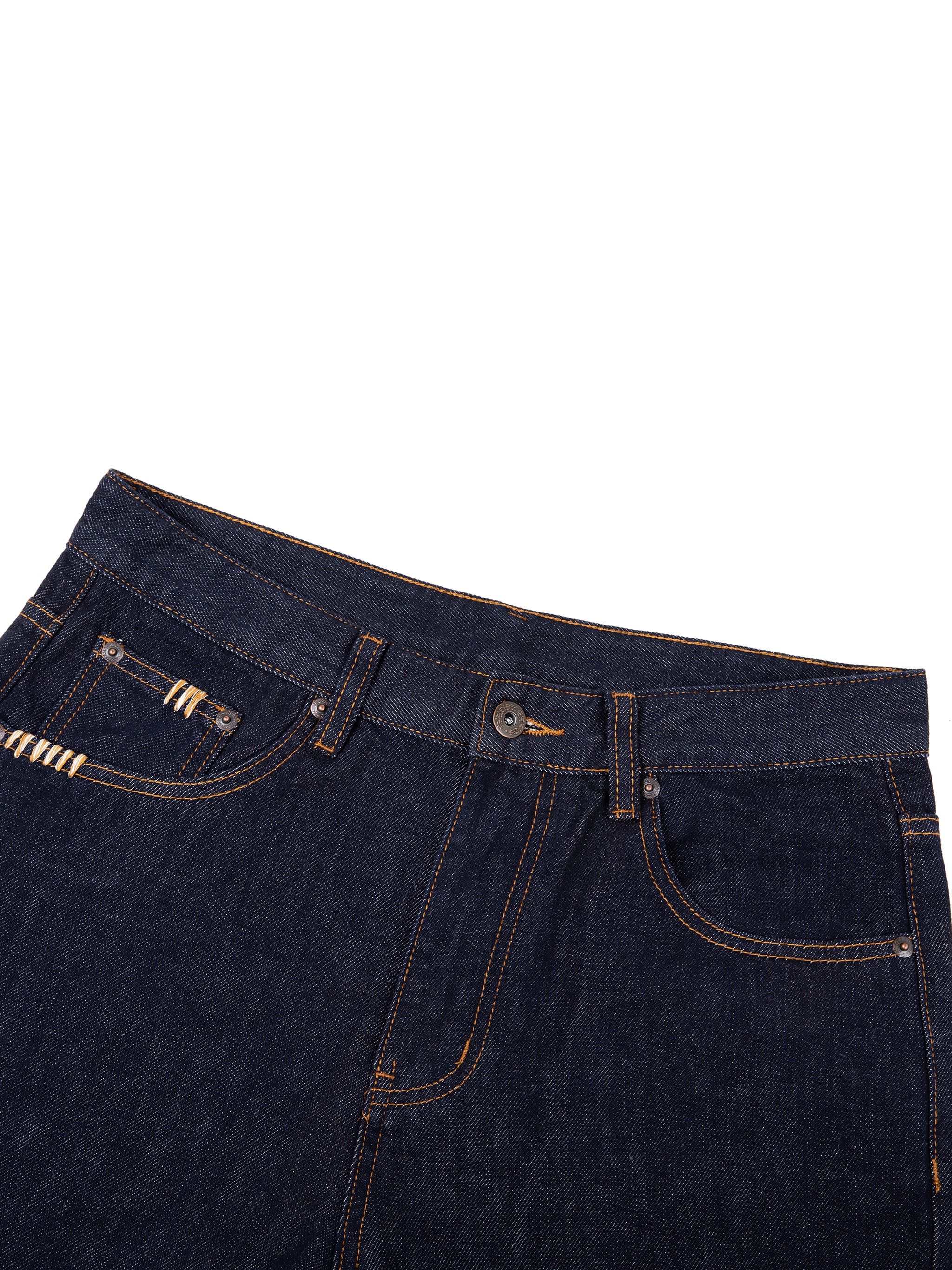 KIS Heavyweight Straight Leg Denim Jeans